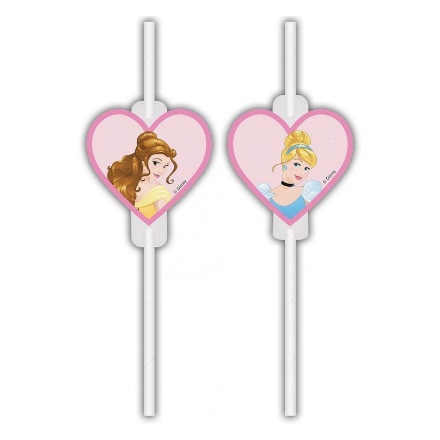 Obrázek EKO Party brčka Disney Princes - 4 ks 