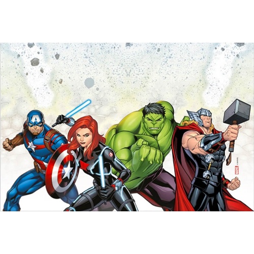 Levně Plastový party ubrus Avengers 120 x 180 cm