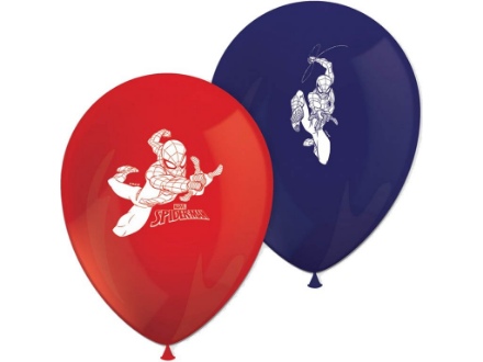 Obrázek Latexové balonky Spiderman 28 cm - 8 ks 