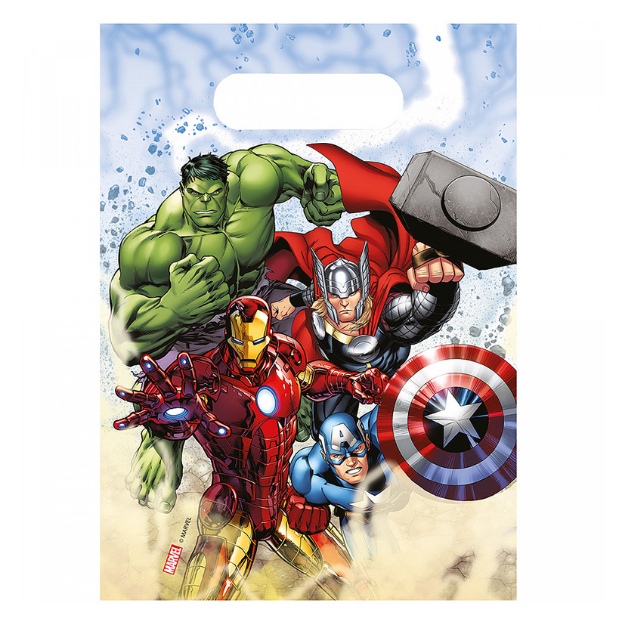 Obrázok z Party tašky Avengers 6 ks