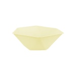 Obrázok z EKO - papierové misky hexagonal - Vert Decor, pastelovo žlté - 15,8 x 13,7 cm 6 ks