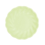 Obrázek z EKO - papírové talíře kulaté - Vert Decor, pastelově zelené - 22,9 cm 6 ks 