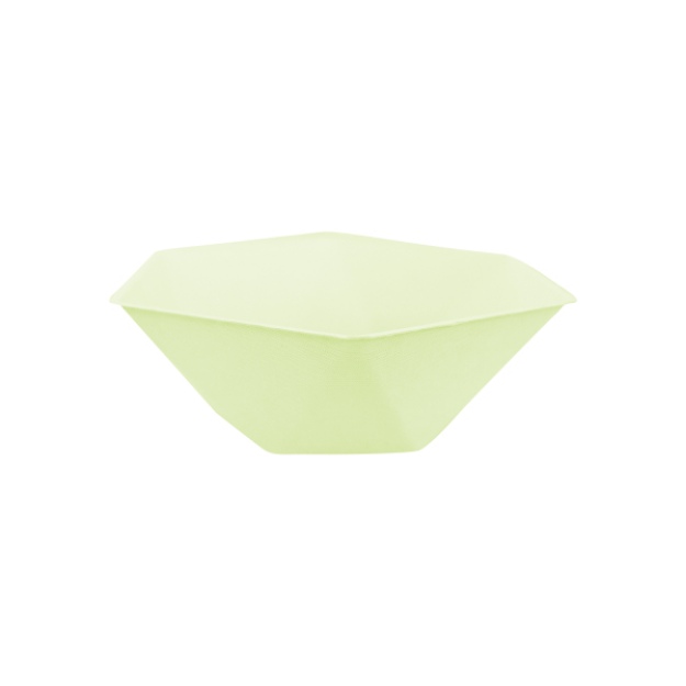 Obrázok z EKO - papierové misky hexagonal - Vert Decor, pastelovo zelené - 15,8 x 13,7 cm 6 ks