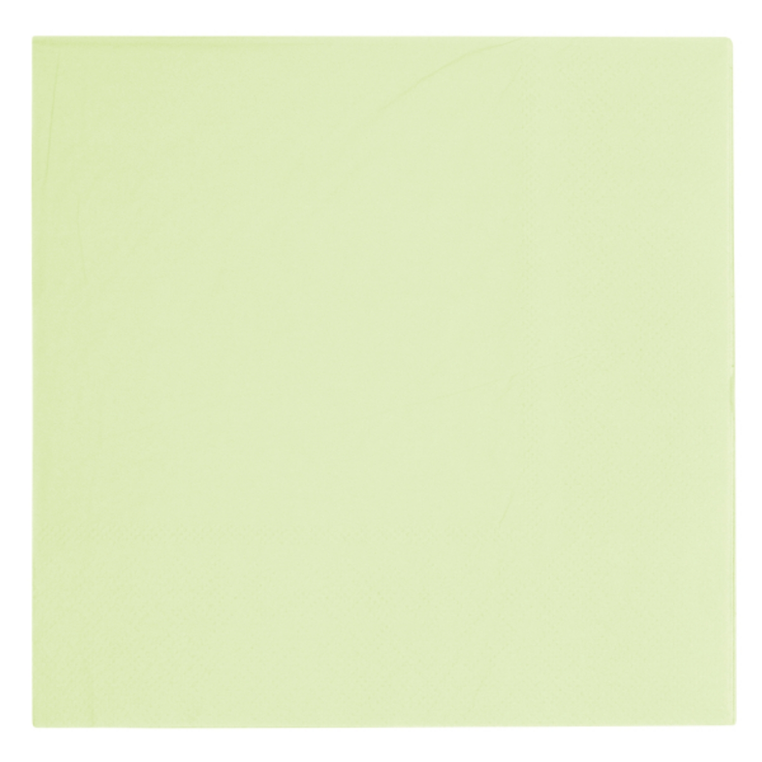 Levně Papírové ubrousky - Vert Decor pastelově zelené, 33 x 33 cm, 20 ks