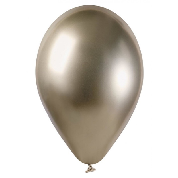 Obrázok z Latexový balónik chrome Champagne 33 cm 