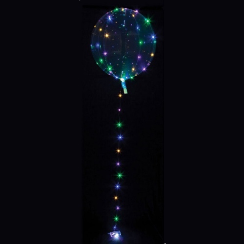 Levně Dekorační bublina s LED dekorací - 46 cm