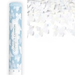 Obrázok z Vystreľovacie konfety - bieli motýle - 60 cm