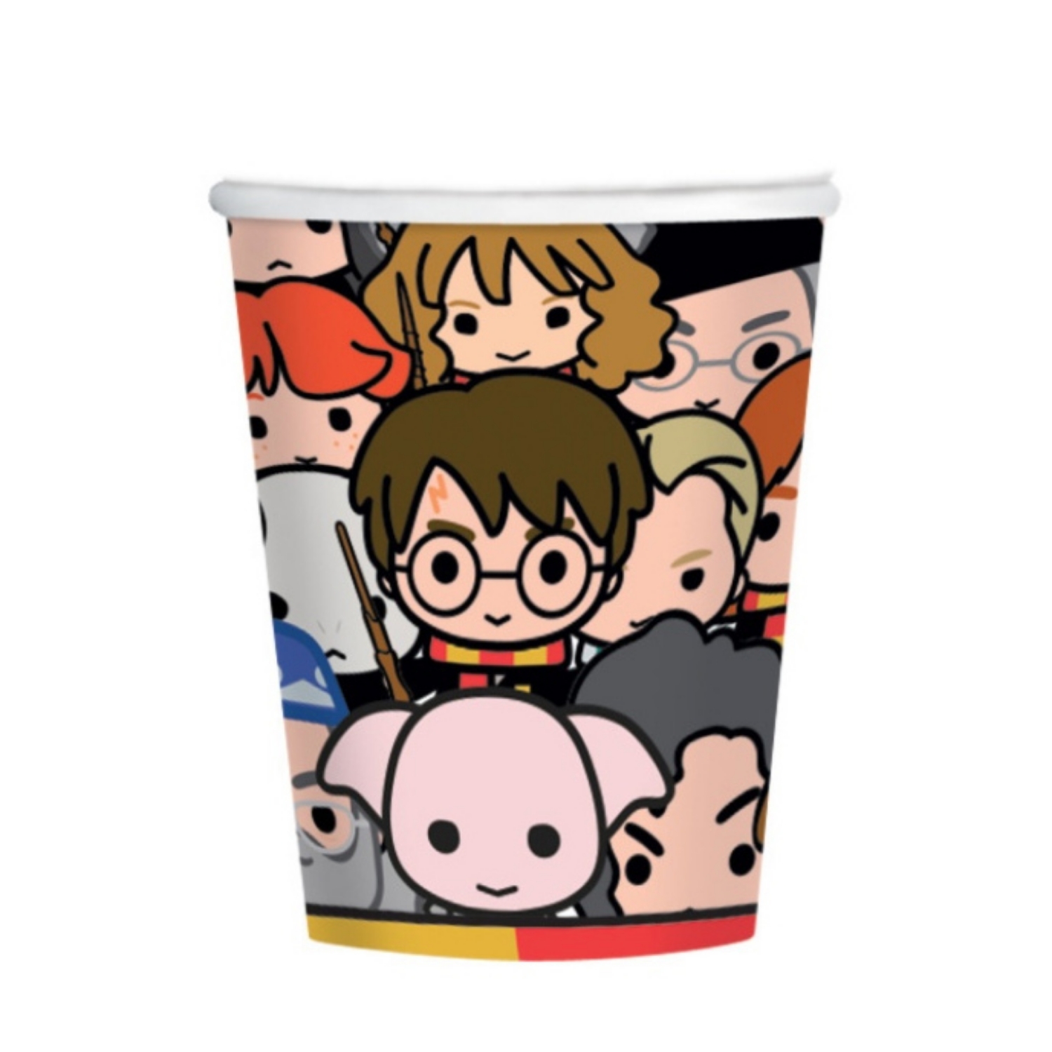 Levně Papírové party kelímky Harry Potter Fun 250 ml