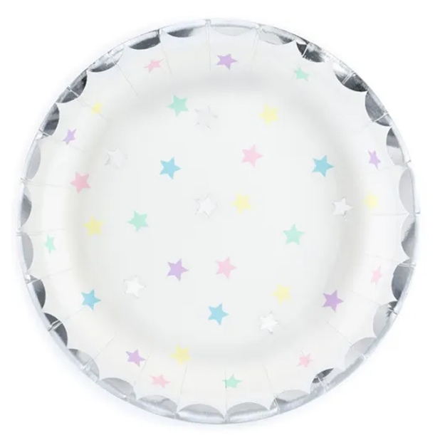 Obrázok z EKO Papierové tanieriky Jednorožec 18 cm 6 ks