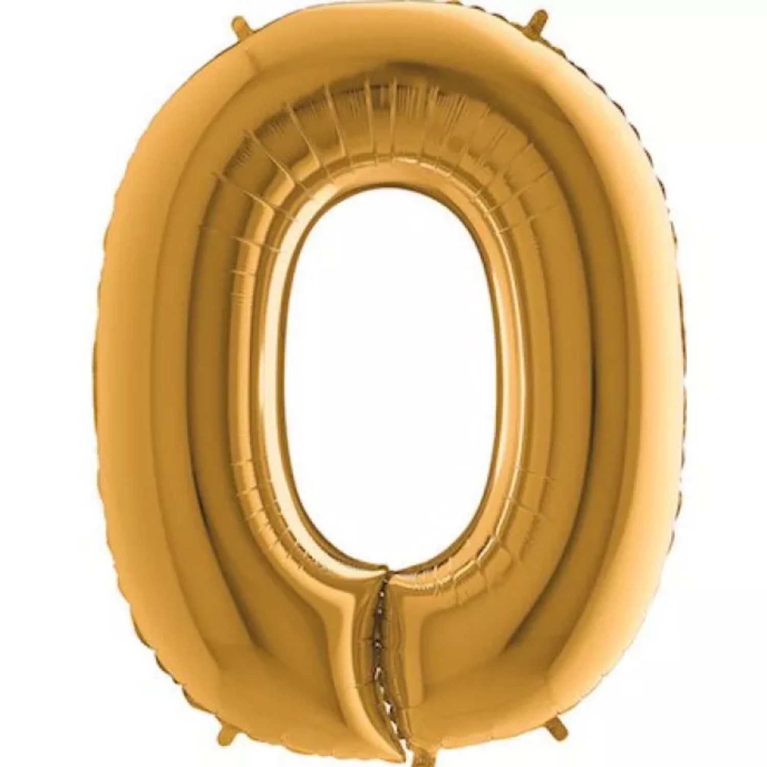 Fóliové písmeno O zlaté – 102 cm