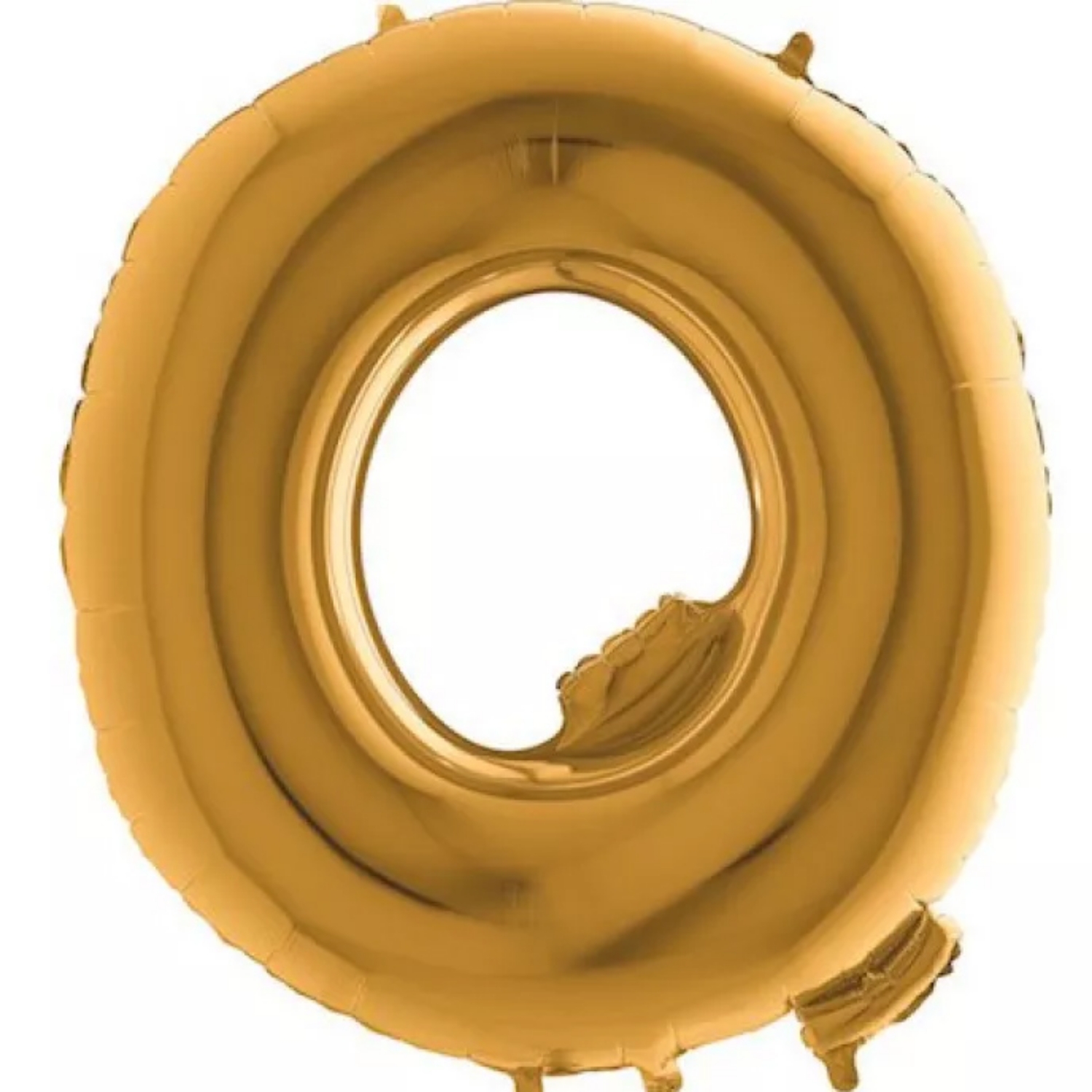 Fóliové písmeno Q zlaté – 102 cm