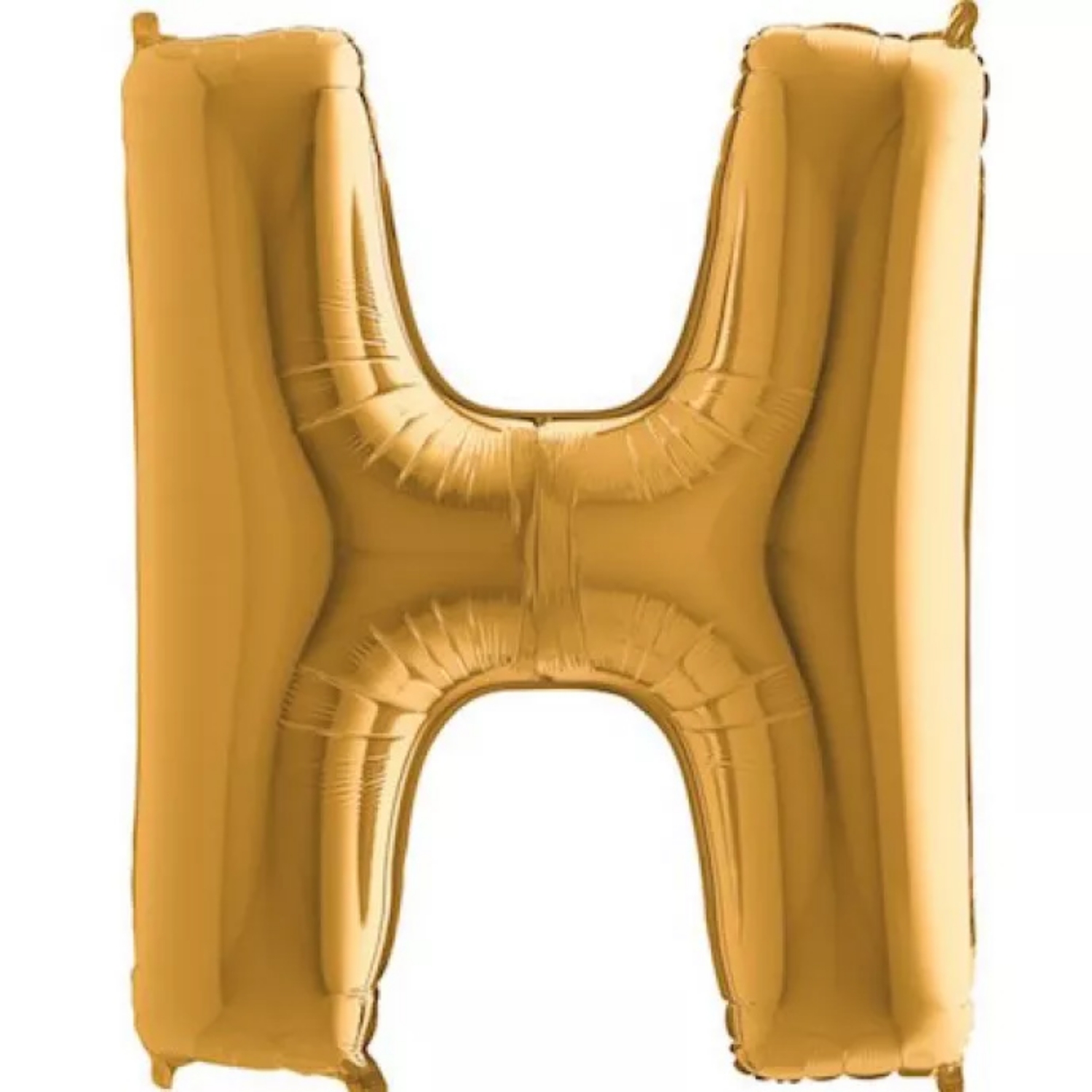 Fóliové písmeno H zlaté – 102 cm