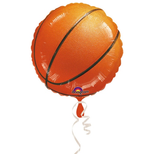 Levně Foliový balonek basketbalový míč 45 cm