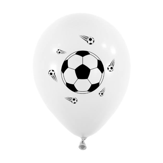 Obrázek z Balonky s potiskem Fotbal Lux,  5 ks 