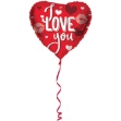 Obrázok z Foliový balónik srdca - I love you - 45 cm - Folat