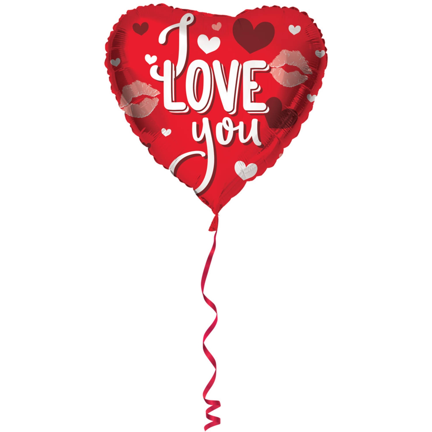 Foliový balonek srdce - I love you - 45 cm - Folat