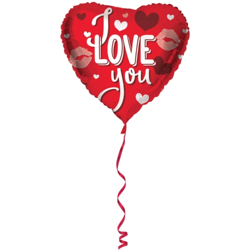 Levně Foliový balonek srdce - I love you - 45 cm - Folat