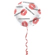 Picture of Foliový balonek kulatý - Hugs & kisses - 45 cm