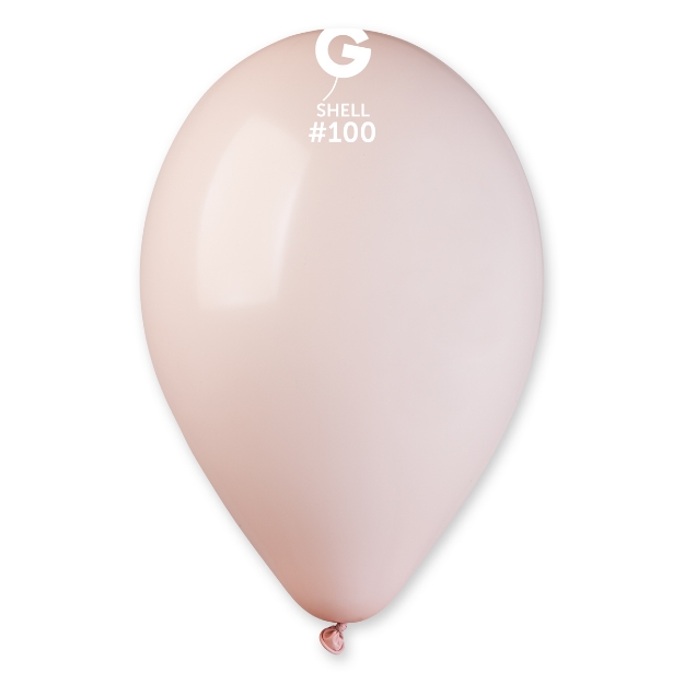 Obrázok z Balóniky Gemar pastelovo sv. ružové 30 cm - 100 ks