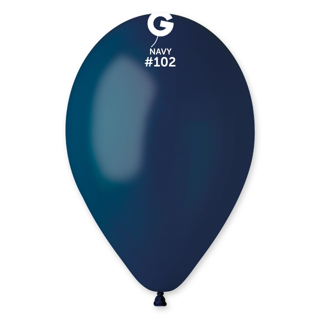 Obrázok z Balóniky Gemar navy modré 30 cm - 100 ks
