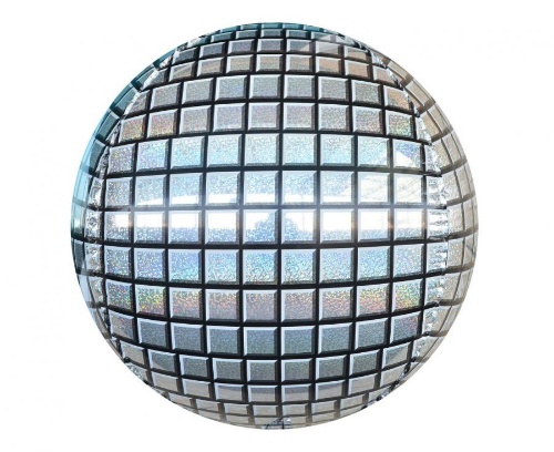Levně Foliový balonek Disco koule 40 cm - Godan