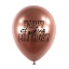 Obrázek Balonkový buket Chrome Happy Fu.king Birthday, Rose gold - 5 ks