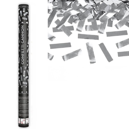 Picture of Vystřelovací konfety Stříbrné - 60 cm