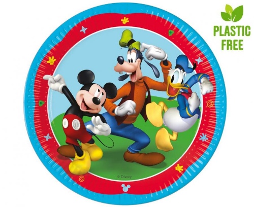 Papierové taniere Mickey Mouse - Rock The House, 23cm