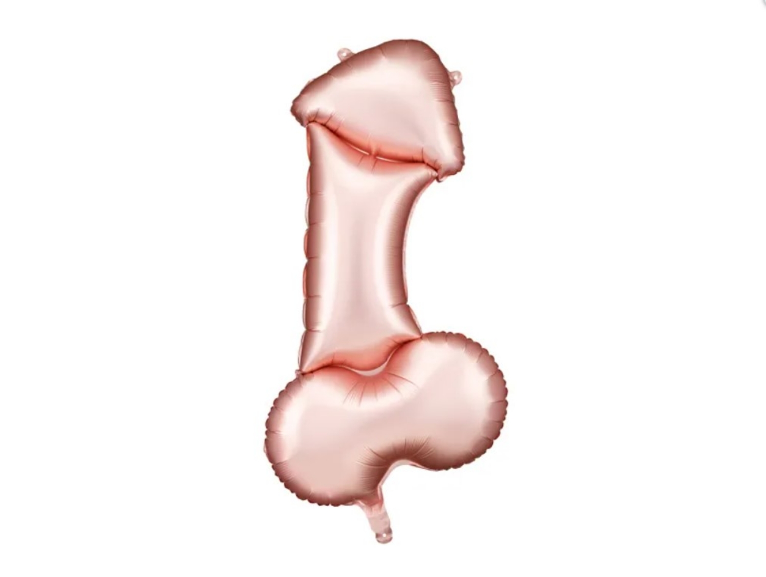 Foliový balonek Penis 55,5 x 112 cm - Party Deco