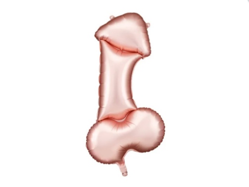 Levně Foliový balonek Penis 55,5 x 112 cm - Party Deco