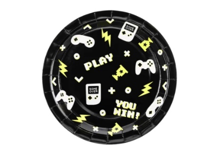 Picture of Papírové talíře Game play 23 cm - 6 ks