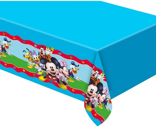 Levně Plastový party ubrus Mickey Rock The House 120 x 180 cm