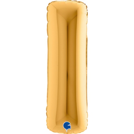 Picture of Foliové písmeno I zlaté 102 cm