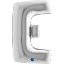 Obrázok z Fóliové písmeno E strieborné 102 cm 