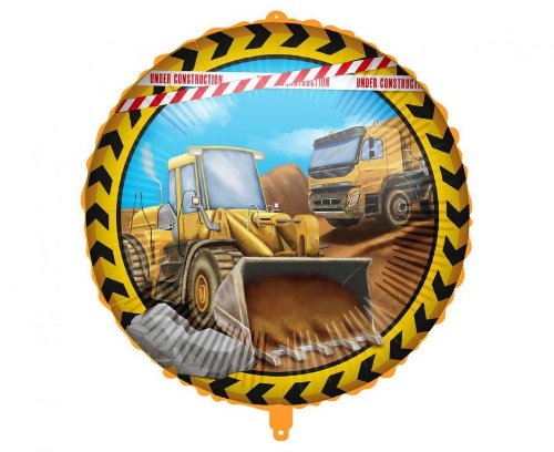 Levně Foliový balonek staveniště - 45 cm