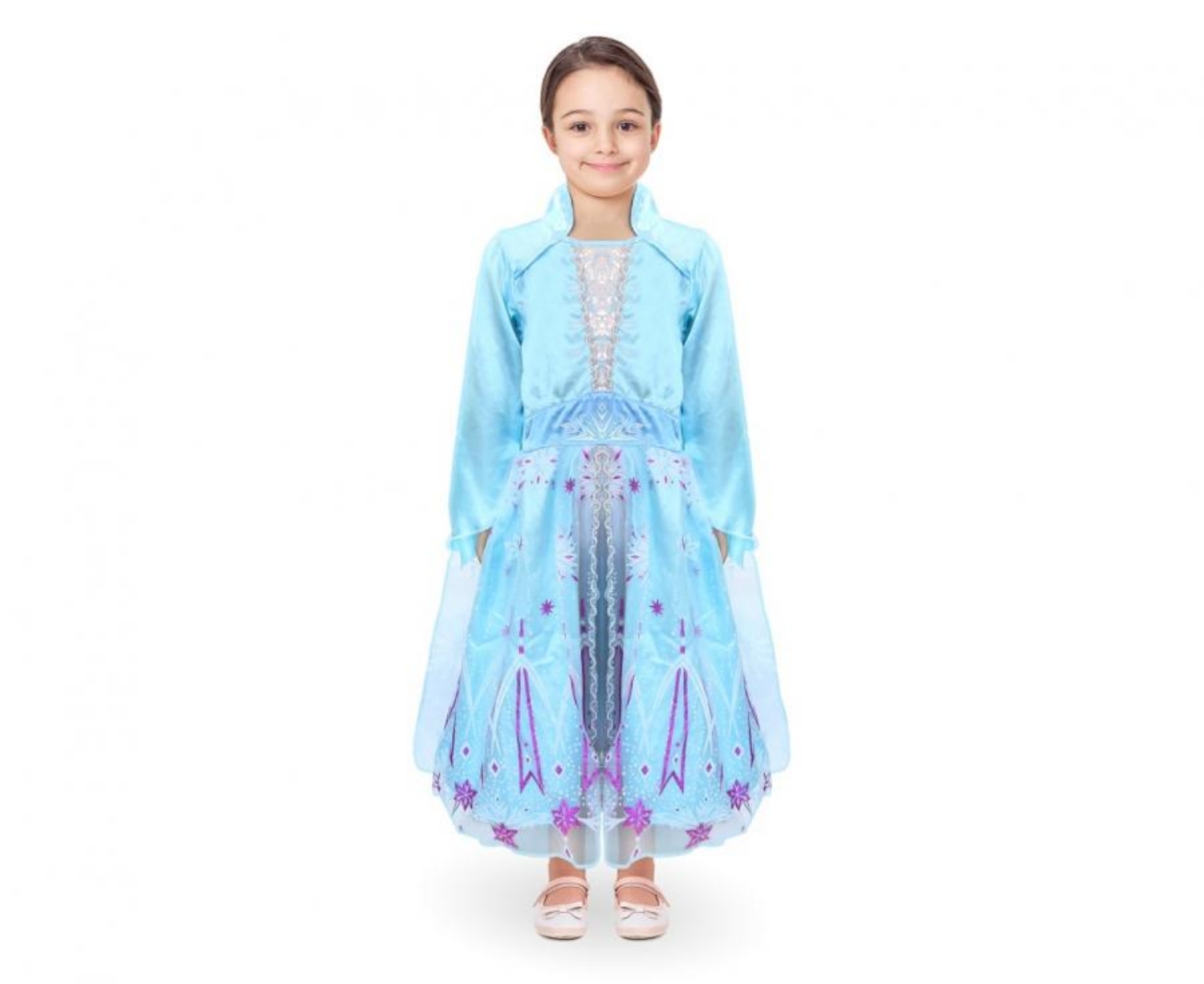Dětský kostým sněhová královna 4 až 7 let Vel. 110 - 125 cm, Godan