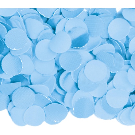 Obrázek Konfety papírová kolečka modrá baby blue - 1 000 g 