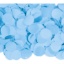 Obrázek Konfety papírová kolečka modrá baby blue - 1 000 g 