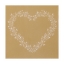 Obrázok z Obrúsky - Airlaid Srdce, zlaté