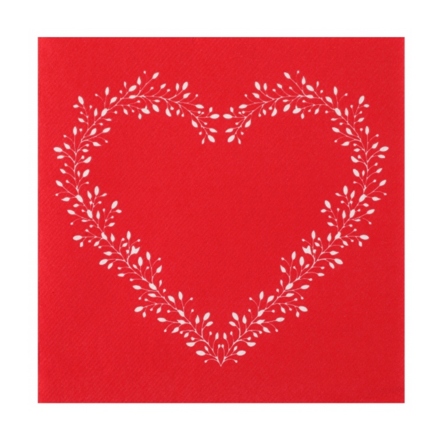 Ubrousky - Airlaid Srdce, červené