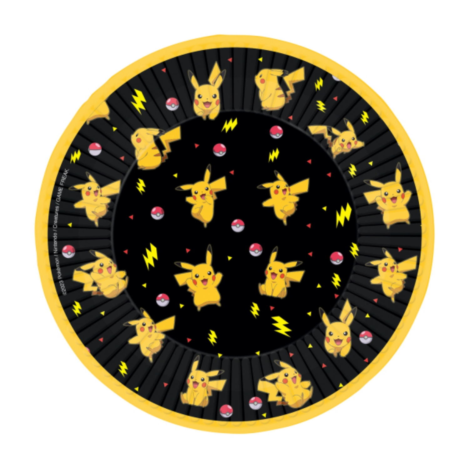 Levně Papírové talíře Pokemon - Pikachu 18 cm, 8 ks