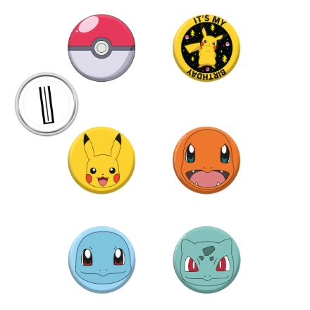 Picture of Odznáčky Pokemon 2024 - 8 ks