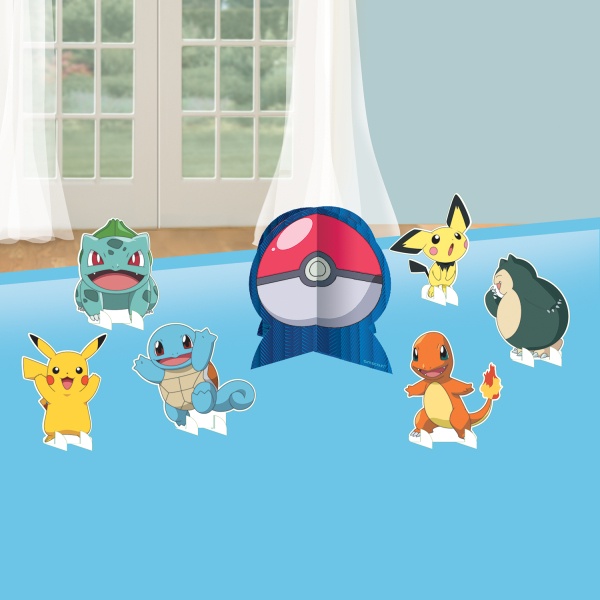 Sada dekorací na stůl - Pokemon 7 ks