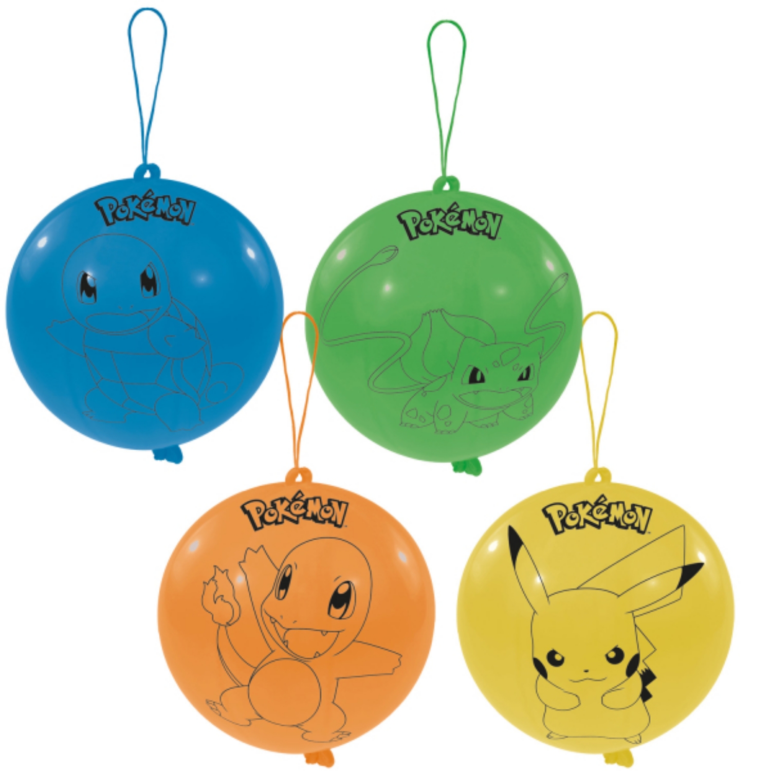 Party punch balls - Pokemon 4 ks