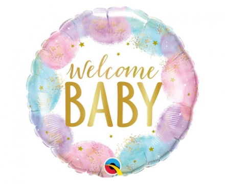 Obrázek Foliový balonek Welcome Baby - 45 cm