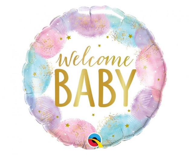 Obrázok z Fóliový balónik Welcome Baby - 45 cm