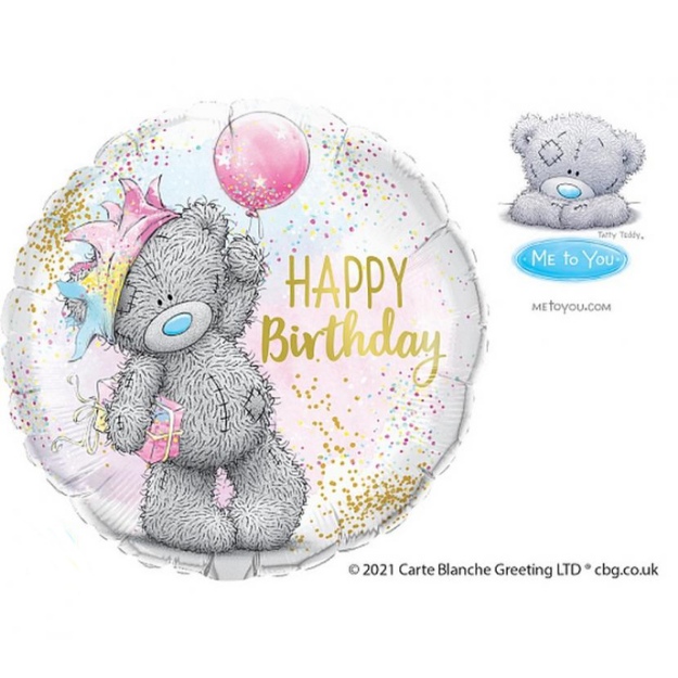 Obrázok z Fóliový balónik Tatty Teddy - Happy Birthday - 45 cm