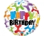 Obrázek Foliový balonek balonkový pejsci - Happy Birthday - 45 cm