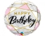 Obrázek Foliový balonek mramorový - Happy Birthday - 45 cm 