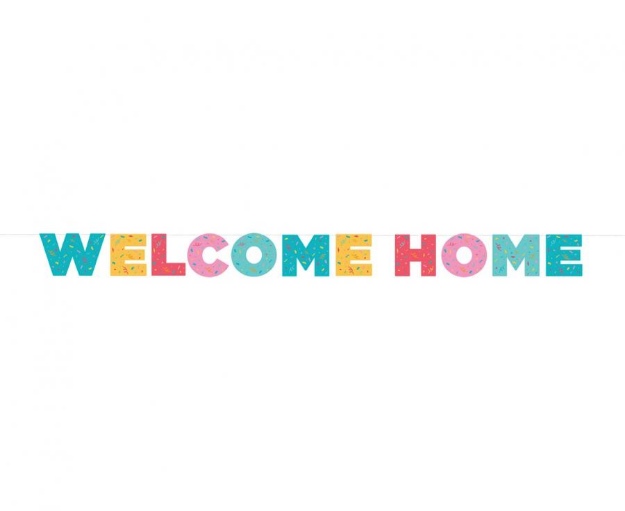 Obrázok z Party nápis - Welcome Home 250 cm